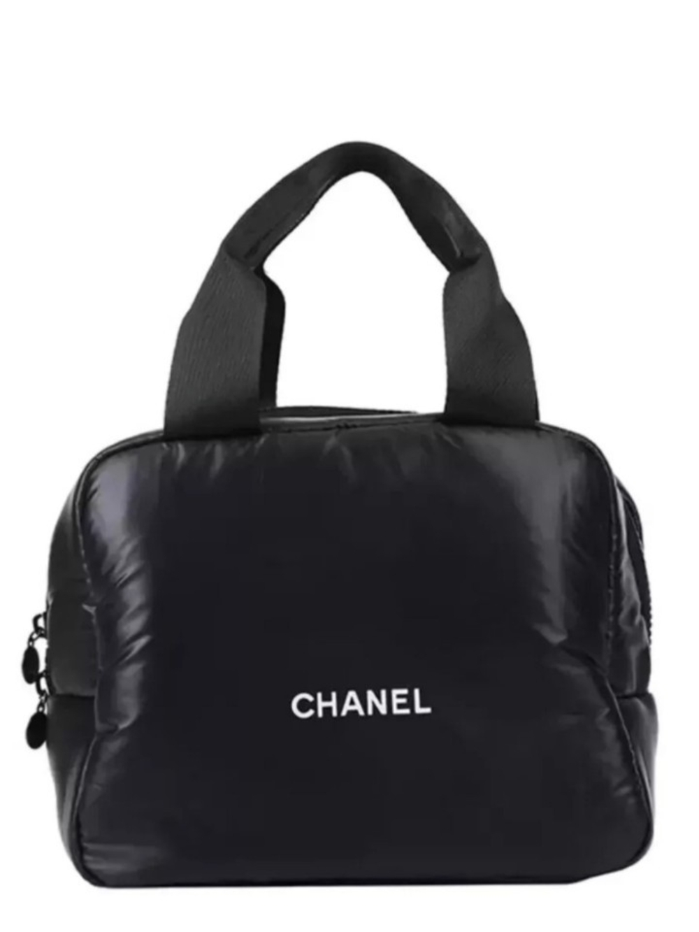 CHANEL Black Cosmetic Tote Bag